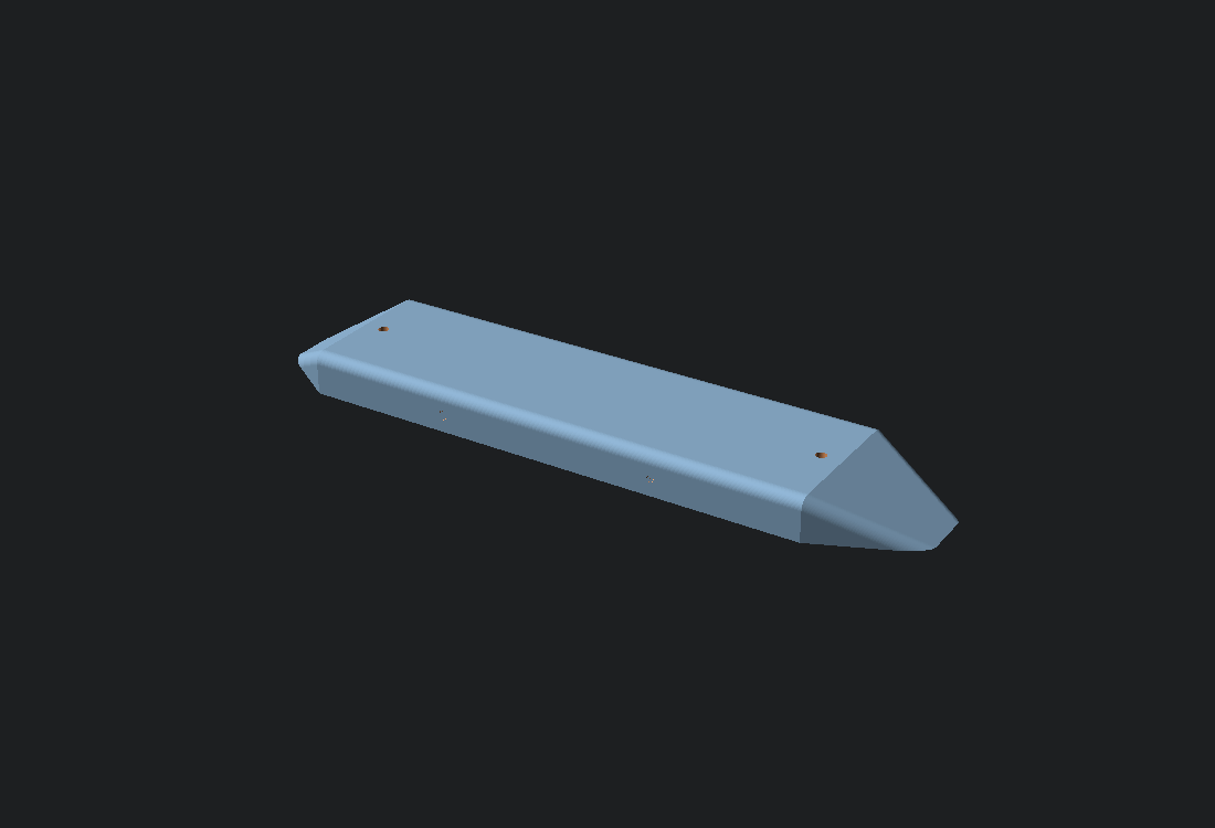 Rendered view of the oApogee pod, upper half
